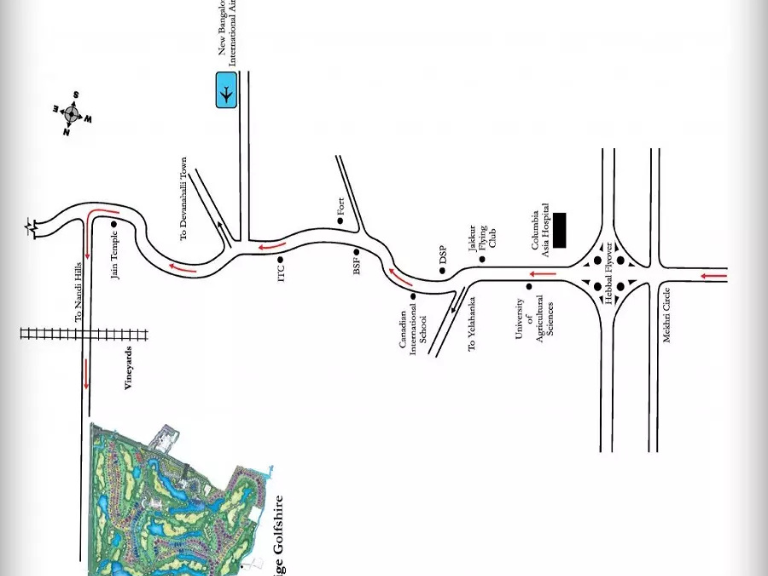 Prestige Golfshire location